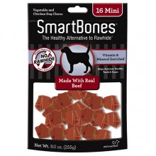 SMART BONES   迷你潔齒骨  2.5"  (牛肉味  16 支)